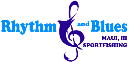 logo design sample - rhythm & blues sportfishing